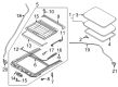 Diagram for Mazda Convertible Top Motor - DB3V-69-870