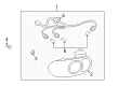 Diagram for Mazda Light Socket - N066-51-155