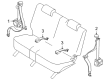 Diagram for Mazda CX-9 Seat Belt - TDY1-57-890B-75