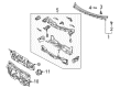 Diagram for Mazda Protege Grille - BJ0J-50-790A