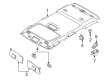 Diagram for Mazda Tribute Sun Visor - ZZEF-69-320-32