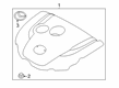 Diagram for Mazda CX-5 Engine Cover - SHBH-10-230A