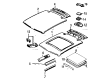 Diagram for Mazda RX-7 Weather Strip - 8970-62-805B