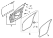 Diagram for Mazda MX-30 EV Door Seal - DN4E-58-760A
