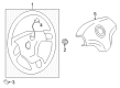 Diagram for Mazda Miata Steering Wheel - NE02-32-980