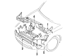 Diagram for Mazda Miata Radiator Support - NA01-56-221B