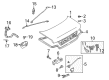 Diagram for Mazda Liftgate Hinge - GD7A-52-710