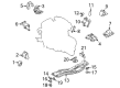 Diagram for Mazda Millenia Engine Mount - B092-39-811