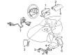Diagram for Mazda 626 Airbag - GD7A-57-K70H-90