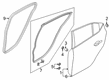 Diagram for Mazda 3 Door Seal - BDTS-72-760B