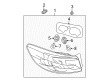 Diagram for Mazda Tail Light - BBM4-51-160G