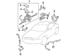 Diagram for Mazda 929 ABS Sensor - H3824371YD