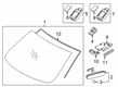 Diagram for Mazda CX-3 Car Mirror - KB8C-69-220