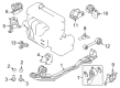 Diagram for Mazda Tribute Engine Mount Torque Strut - ZZCA-39-040