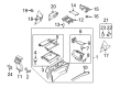 Diagram for Mazda Center Console Latch - TE70-64-45Y