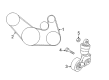 Diagram for Mazda Drive Belt - PE08-15-909C