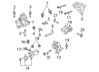 Diagram for Mazda Engine Mount Torque Strut - 9945-61-280