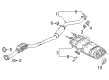 Diagram for Mazda MX-5 Miata Exhaust Pipe - PE2R-40-100