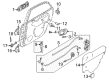 Diagram for Mazda Protege Door Latch Assembly - B25D-72-310D