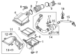 Diagram for Mazda Ambient Temperature Sensor - SH18-18-845