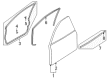 Diagram for Mazda Protege Door Seal - B25D-59-760E