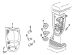 Diagram for Mazda B2300 Light Socket - EC07-51-155