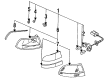 Diagram for Mazda 626 Tail Light - 8DGY-51-160