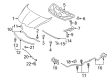 Diagram for Mazda Hood Latch - EG21-56-620A