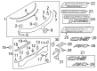 Diagram for Mazda Emblem - KB7W-51-731