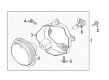 Diagram for Mazda 2 Fog Light - DR61-51-690A