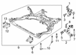 Diagram for Mazda Front Cross-Member - KB7W-34-80XD