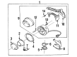 Diagram for Mazda RX-7 Fog Light - FD01-51-6G1B