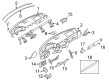 Diagram for Mazda MX-5 Miata Instrument Cluster - NE51-60-410B-02