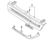 Diagram for Mazda 323 Grille - BRY3-50-710