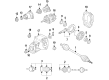 Diagram for Mazda Pinion Bearing - MA27-27-221