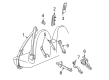 Diagram for Mazda B2300 Seat Belt - ZZP0-57-910-07