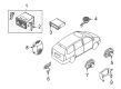 Diagram for Mazda MPV Car Speakers - LC71-66-96X