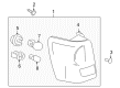 Diagram for Mazda Tribute Light Socket - EF91-51-155A