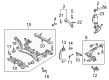 Diagram for Mazda Millenia Rear Crossmember - TA043460ZB