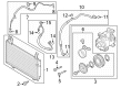 Diagram for Mazda A/C Condenser - VA45-61-480A