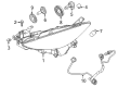 Diagram for Mazda 3 Headlight Cover - BHN1-51-0A1