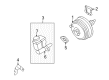 Diagram for Mazda Millenia Brake Master Cylinder Repair Kit - TAY1-43-41Z