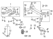 Diagram for Mazda 6 Rear Crossmember - GEG1-28-80X