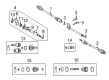 Diagram for Mazda Axle Shaft Seal - G003-25-742A