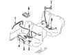Diagram for Mazda 323 Seat Belt - BR70-57-980D-32