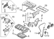Diagram for Mazda 626 Dipstick - FS01-10-450A