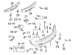 Diagram for Mazda CX-9 Bumper Cover - TD11-50-221K-BB