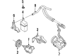 Diagram for Mazda Power Steering Pump Pulley - GJ22-32-620B
