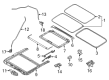 Diagram for Mazda Convertible Top Motor - BHP2-69-870