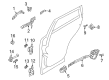 Diagram for Mazda Rear Passenger Door Handle Latch - DGH9-73-310B